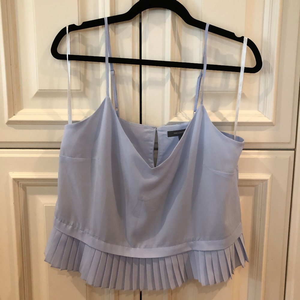 Solid Crepe Pleted Tank
